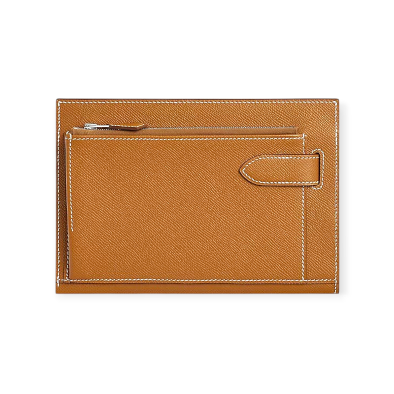 Pre-Owned Hermes Hacademi Pouch PHW