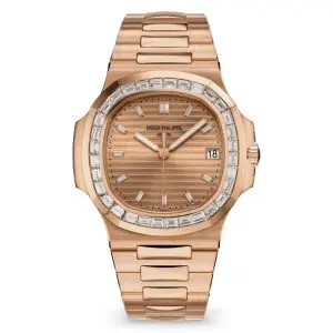 Pre-Owned Patek Philippe Nautilus Haute Joaillerie 40mm Rose Gold