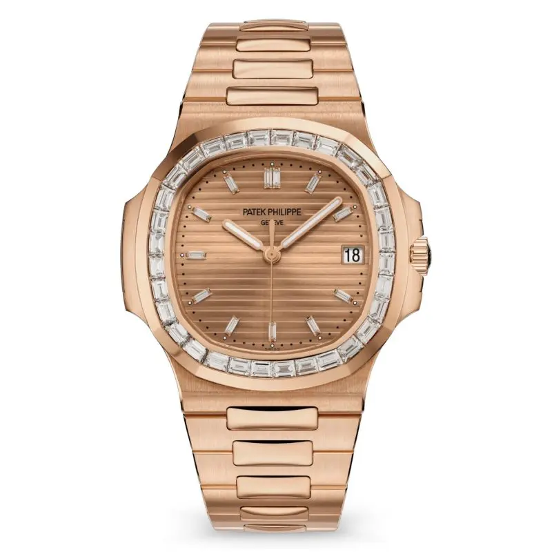 Pre-Owned Patek Philippe Nautilus Haute Joaillerie 40mm Rose Gold