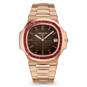 Pre-Owned Patek Philippe Nautilus Joaillerie 40mm Rose Gold 5723/112R-001