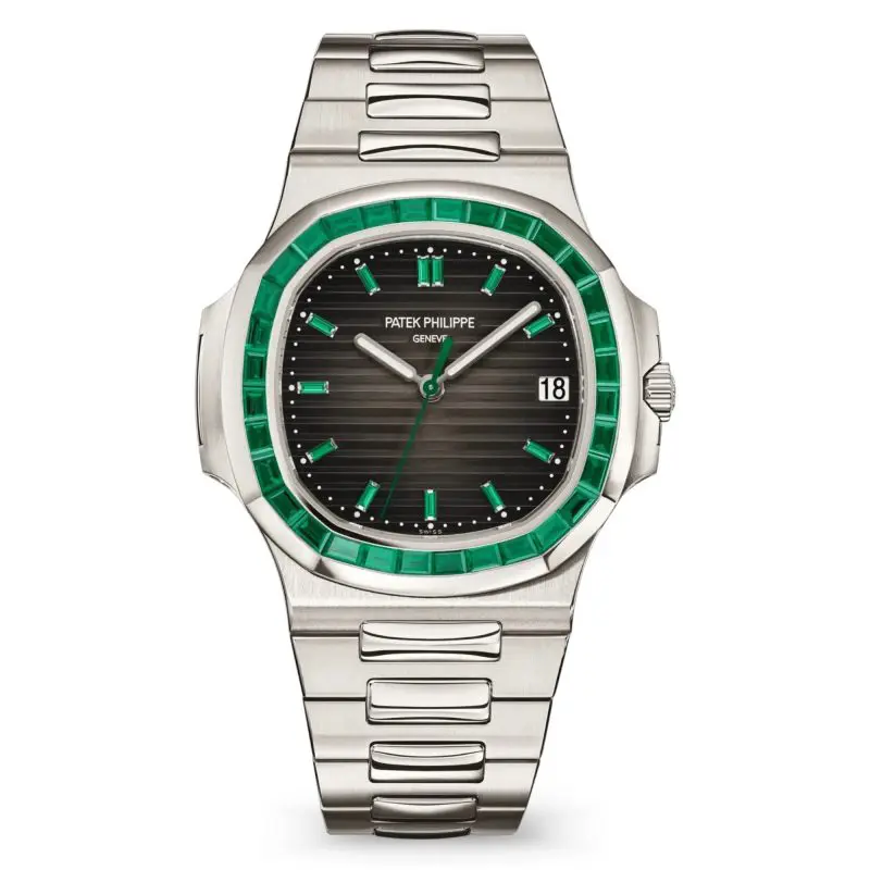 Pre-Owned Patek Philippe Nautilus Joaillerie 40mm Platinum 5711/113P-001
