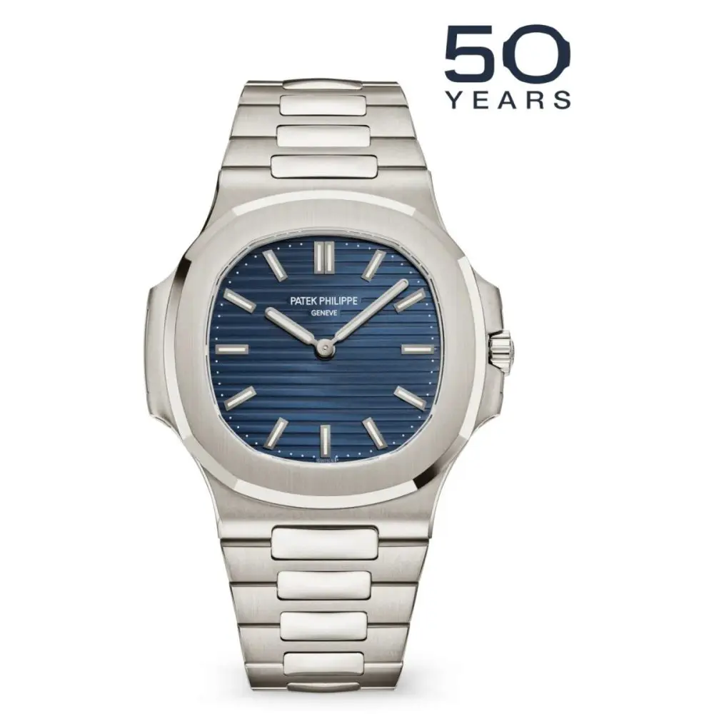 Pre-Owned Patek Philippe Nautilus 41mm White Gold 5810/1G-001