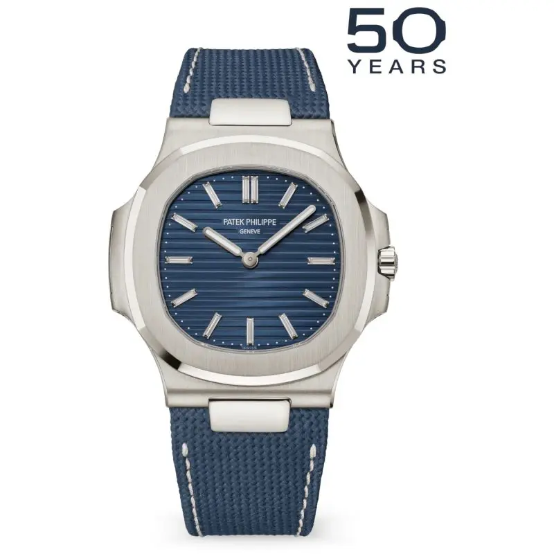Pre-Owned Patek Philippe Nautilus 41mm White Gold 5810G-001