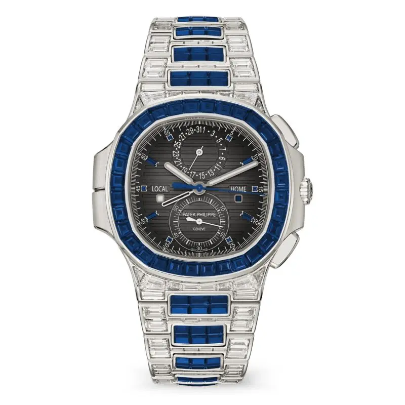 Pre-Owned Patek Philippe Nautilus Haute Joaillerie 40.5mm White Gold 5990/1421G-001