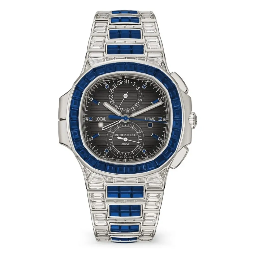 Pre-Owned Patek Philippe Nautilus Haute Joaillerie 40.5mm White Gold 5990/1421G-001