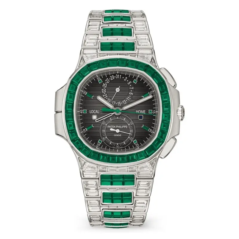 Pre-Owned Patek Philippe Nautilus Haute Joaillerie 40.5mm White Gold 5990/1423G-001