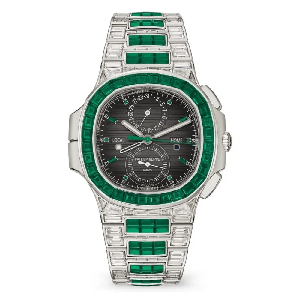 Pre-Owned Patek Philippe Nautilus Haute Joaillerie 40.5mm White Gold 5990/1423G-001