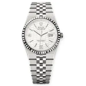 Pre-Owned Rolex Land-Dweller 36mm Oyster Steel and White Gold 127234
