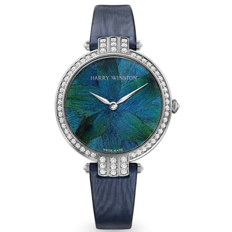 Pre-Owned Harry Winston Premier Feathers 36mm Quartz PRNQHM36WW006