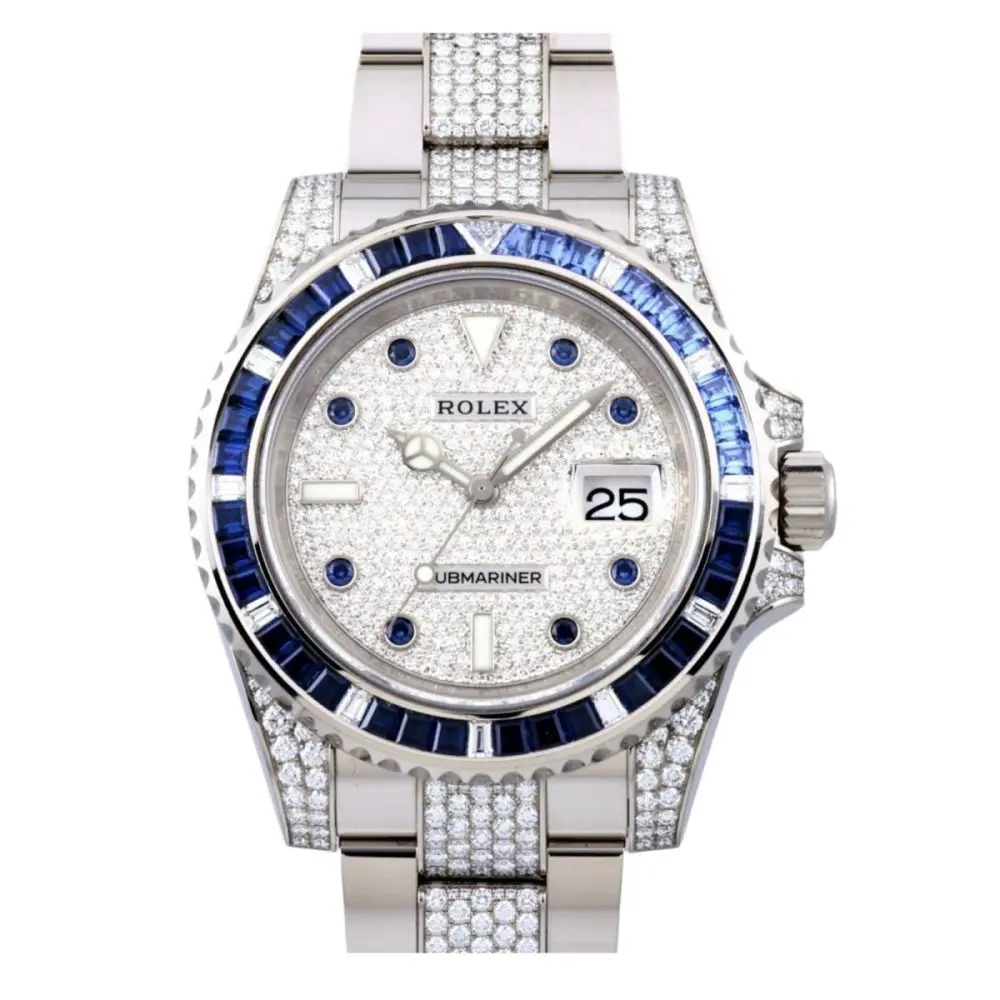 Pre-Owned Rolex submariner Date 40mm White Gold sapphire 116659SABR