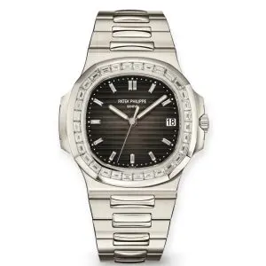 Pre-Owned Patek Philippe Nautilus Joaillerie 40mm Platinum 5711/110P-001