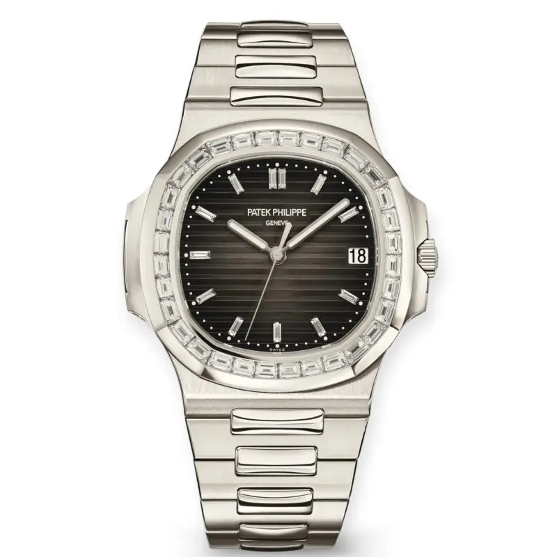 Pre-Owned Patek Philippe Nautilus Joaillerie 40mm Platinum 5711/110P-001