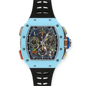 Pre-Owned Richard Mille RM 65-01 Automatic Split-Seconds Chronograph Blue Quartz TPT