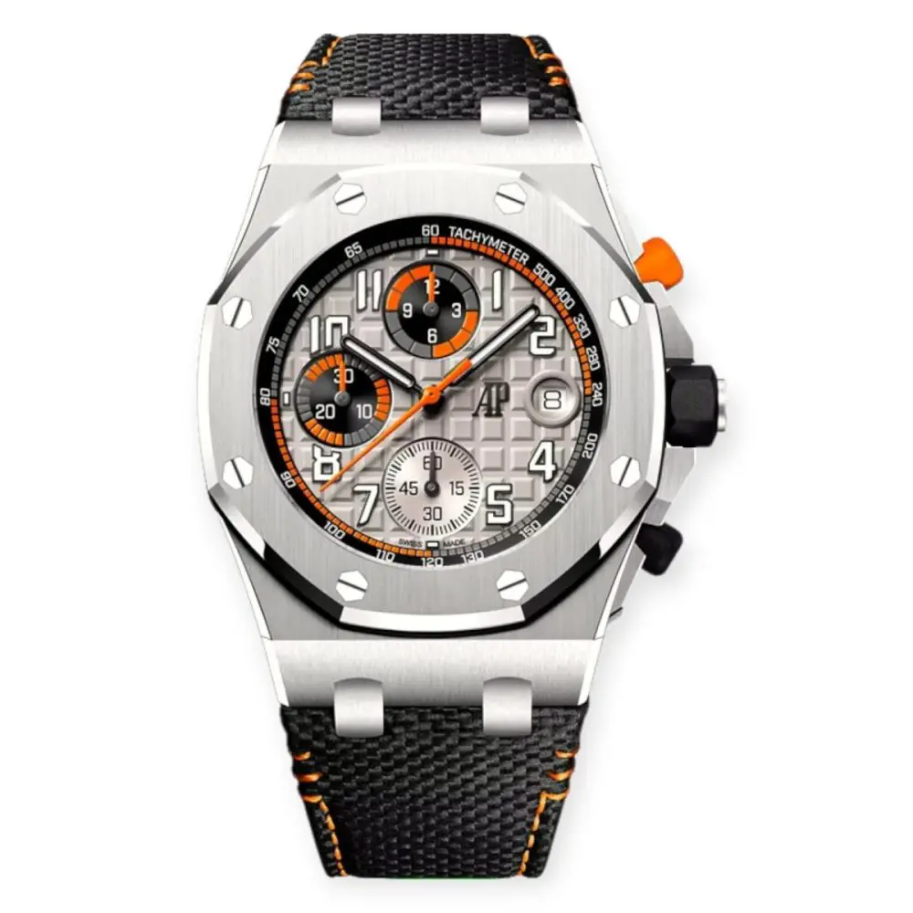 Pre-Owned Royal Oak Offshore SelfWinding Chronograph 42mm Stainless Steel Mega Tapisserie Dial 26238ST.OO.A001VE.01