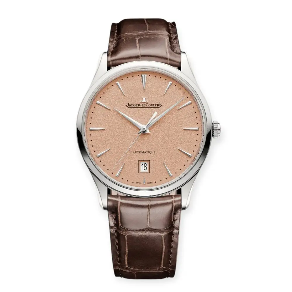 Pre-Owned Jaeger-LeCoultre Master Ultra Thin Date 39mm Automatic Stainless Steel Case Copper toned Dial Q1238460