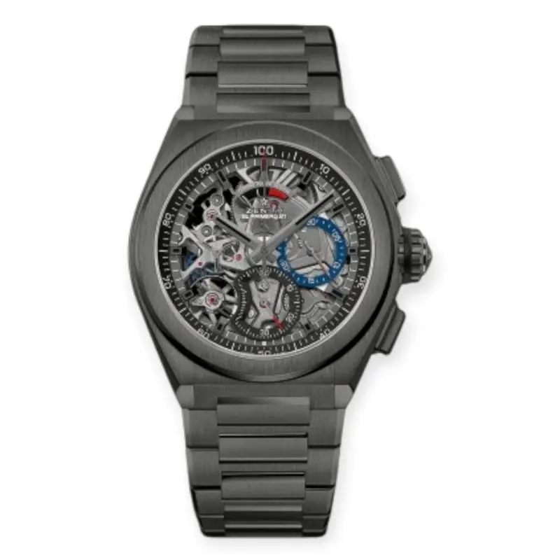 Pre-Owned Zenith Defy El Primero 21 Ceramic Skeleton Dial Automatic Movement 49.9000.9004/78.m9000