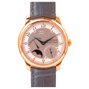Pre-Owned F.P.Journe Octa Divine Rose Gold 40mm Leather Bracelet GB50124