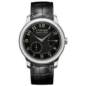 Pre-Owned F.P.Journe Chronometer Sovereign Black Label 40mm Platinum Leather Strap