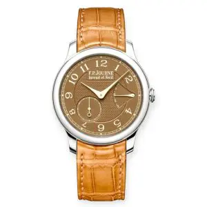 Pre-Owned F.P. Journe Chronometre Souverain Havana Platinum 40mm Manual Winding CS