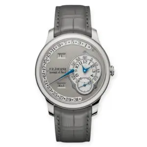 Pre-Owned F.P.Journe Octa Calendar 38mm Platinum leather Strap GB50176