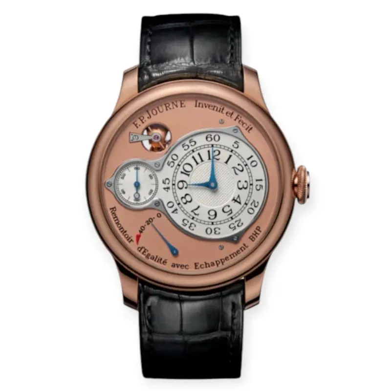 Pre-Owned F.P.Journe Chronometer Optimum Classic Collection 42mm Rose Gold leather Bracelet GB50174