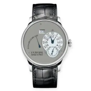 Pre-Owned F.P.Journe Brass Walking Reserve 38mm Platinum Case Leather Bracelet GB50173