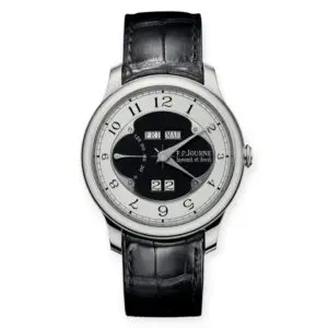 Pre-Owned F.P.Journe Calendar Perpetual Black Label 40mm Platinum Leather Bracelet GB50147