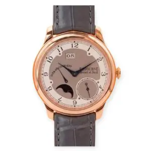Pre-Owned F.P.Journe Octa Divine Rose Gold 40mm Leather Bracelet GB50124
