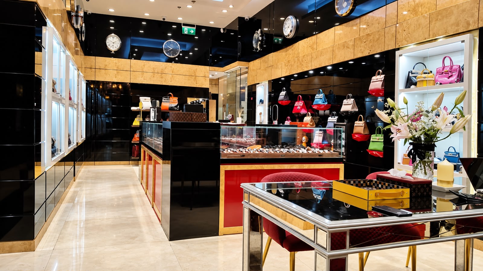 Inside The Store FZCO showroom at Gold & Diamond Park in Dubai