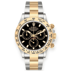 Pre-Owned Rolex Cosmograph Daytona Steel & Yellow Gold 40mm Black Dial Oyster 116503