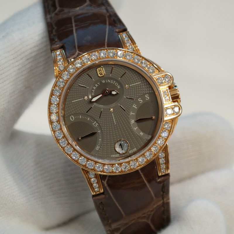 Harry Winston Ocean Lady Biretrograde 36mm Ladies Watch