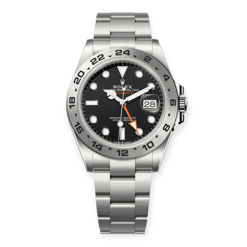 Pre-owned Rolex Explorer-II 42mm Black Dial Oystersteel 226570-0002